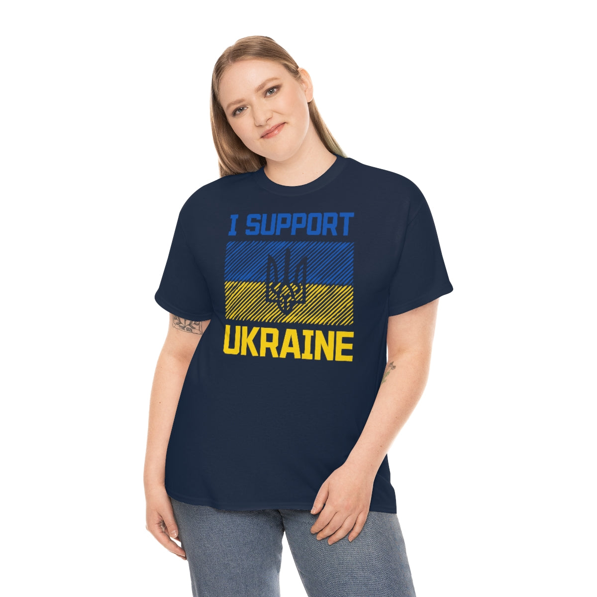 I Am With Ukraine Unisex Cotton T-Shirt