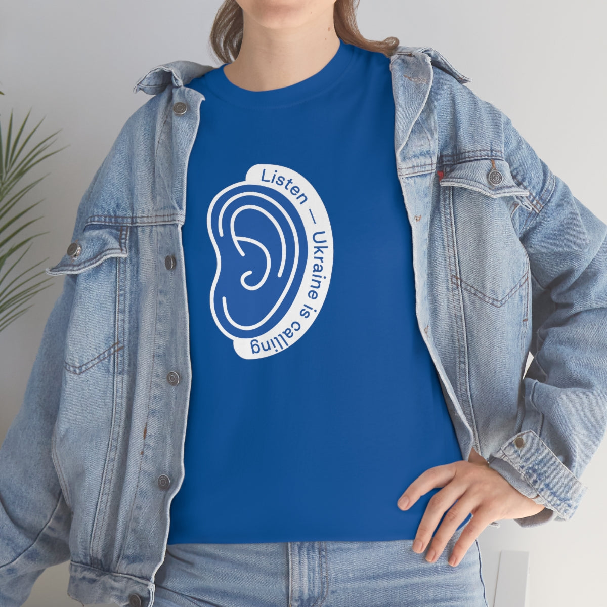 Hören Sie den Anruf der Ukraine - Unisex-T-Shirt