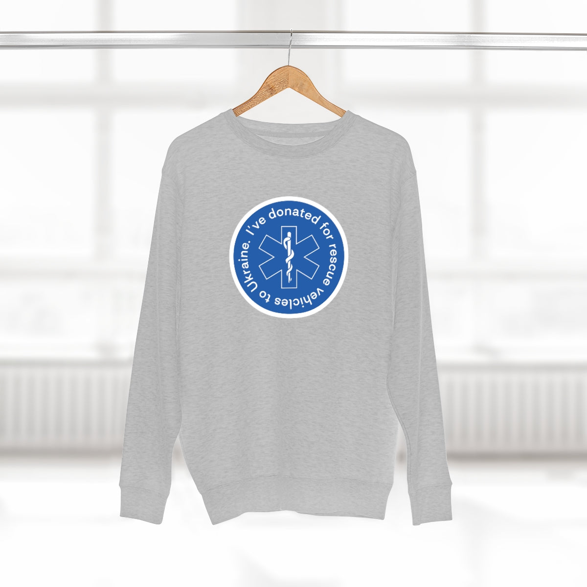 Donated - Unisex Premium Crewneck Sweatshirt