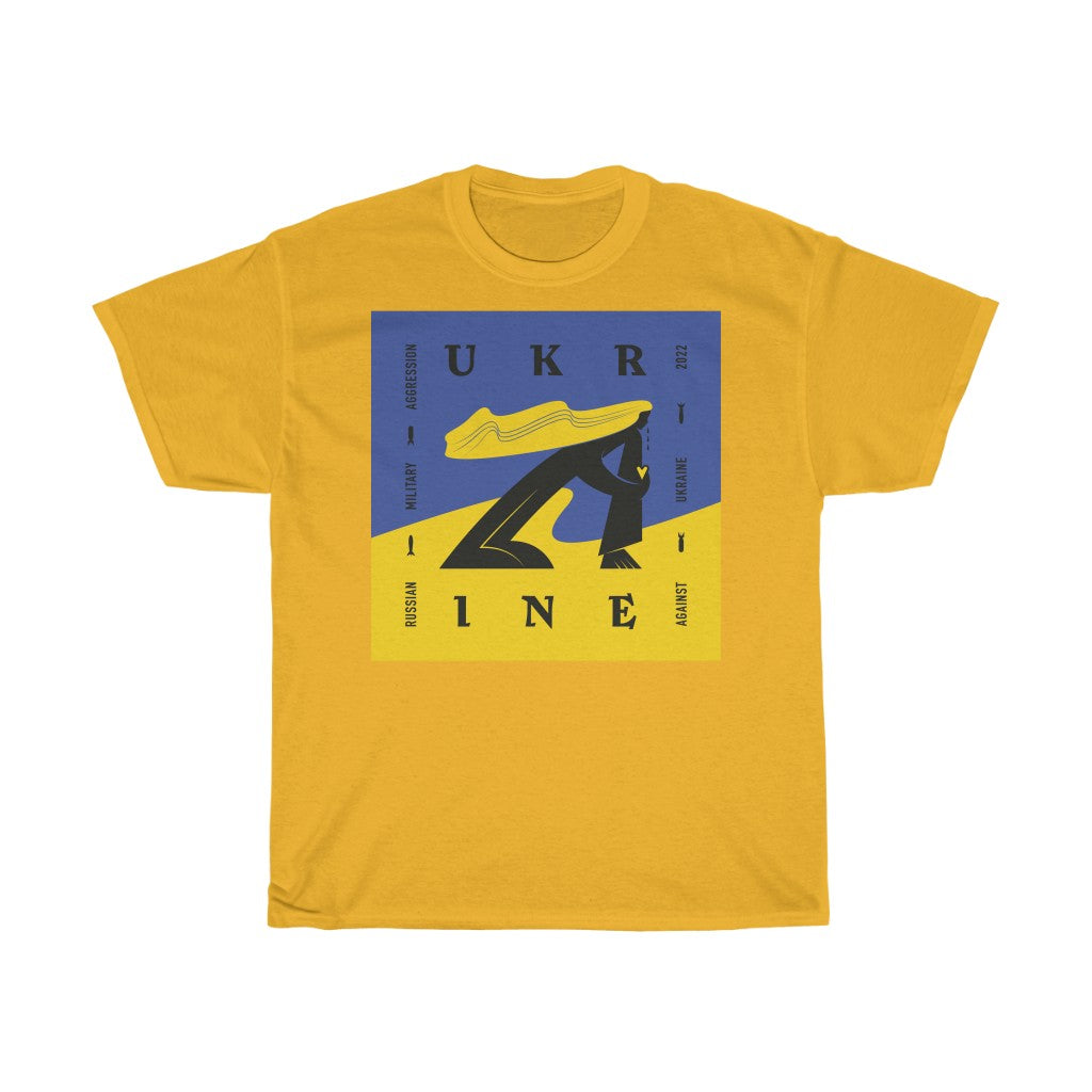 Ukraine Freedom by Ivan Shkoropad Unisex Cotton T-Shirt
