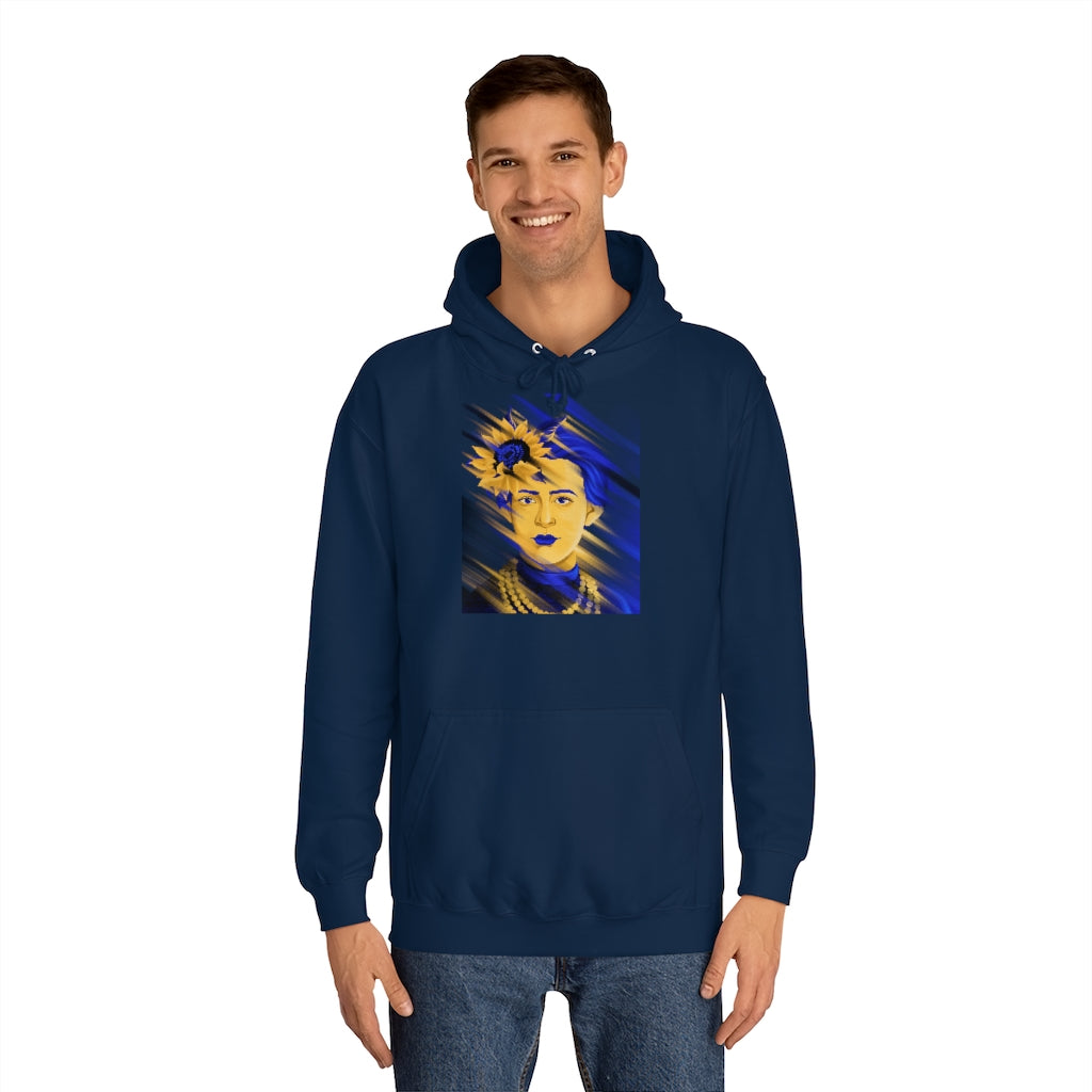 Lesya Ukrainka by Polina Skurykhina Unisex College Hoodie