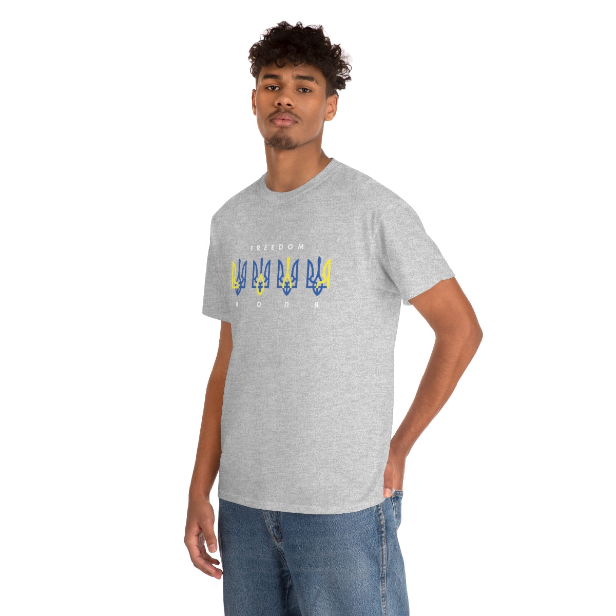 Freedom by Mykola Matviichuk Unisex Cotton T-Shirt