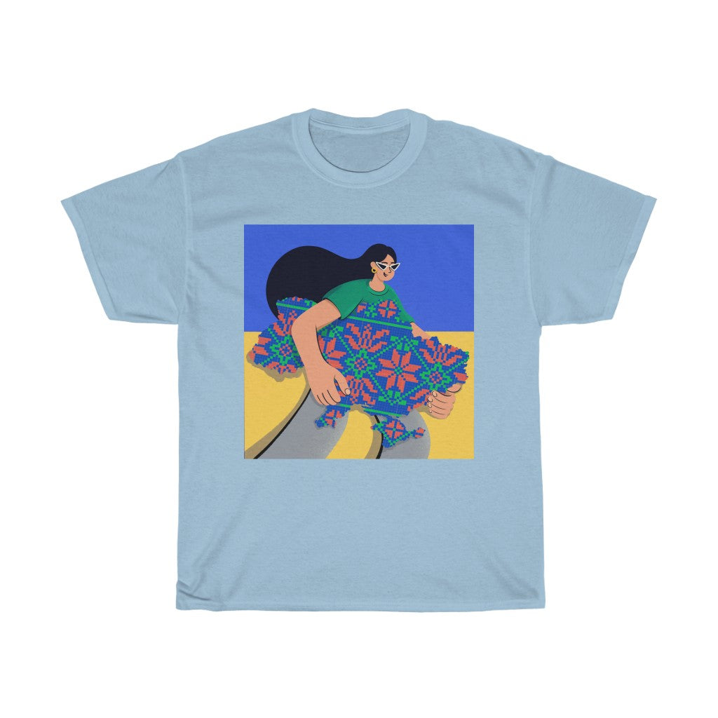 Ukraine by Polina Unisex Cotton T-Shirt