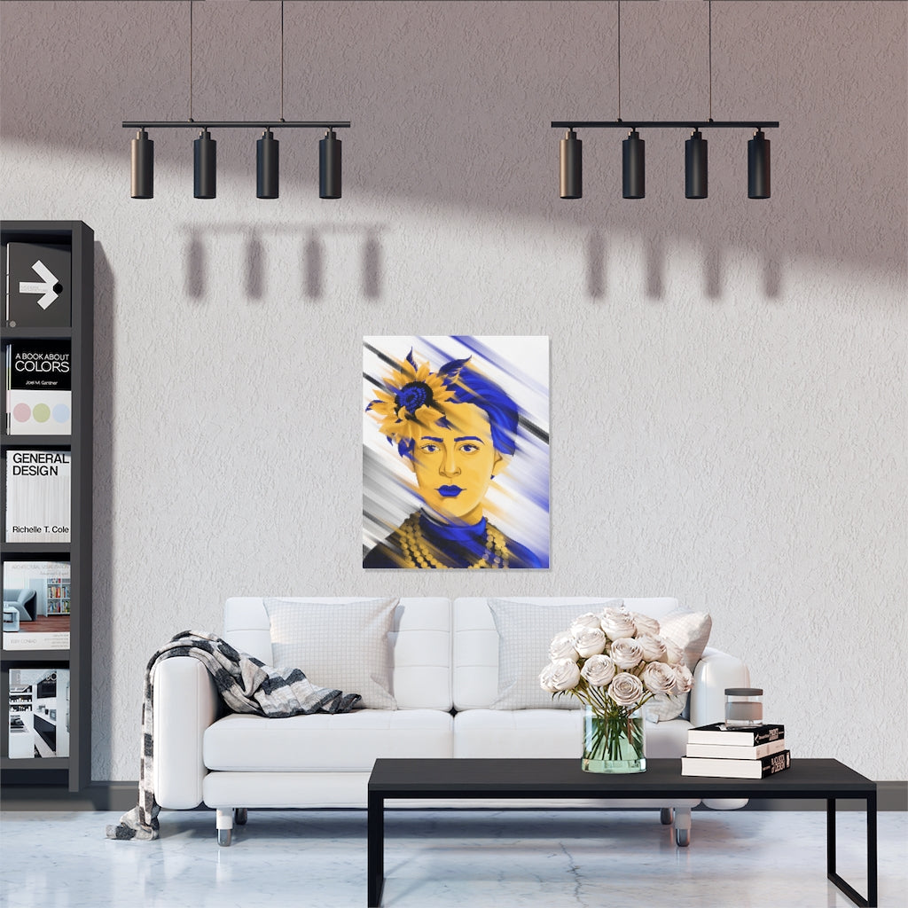 Proud Ukraine Satin Canvas
