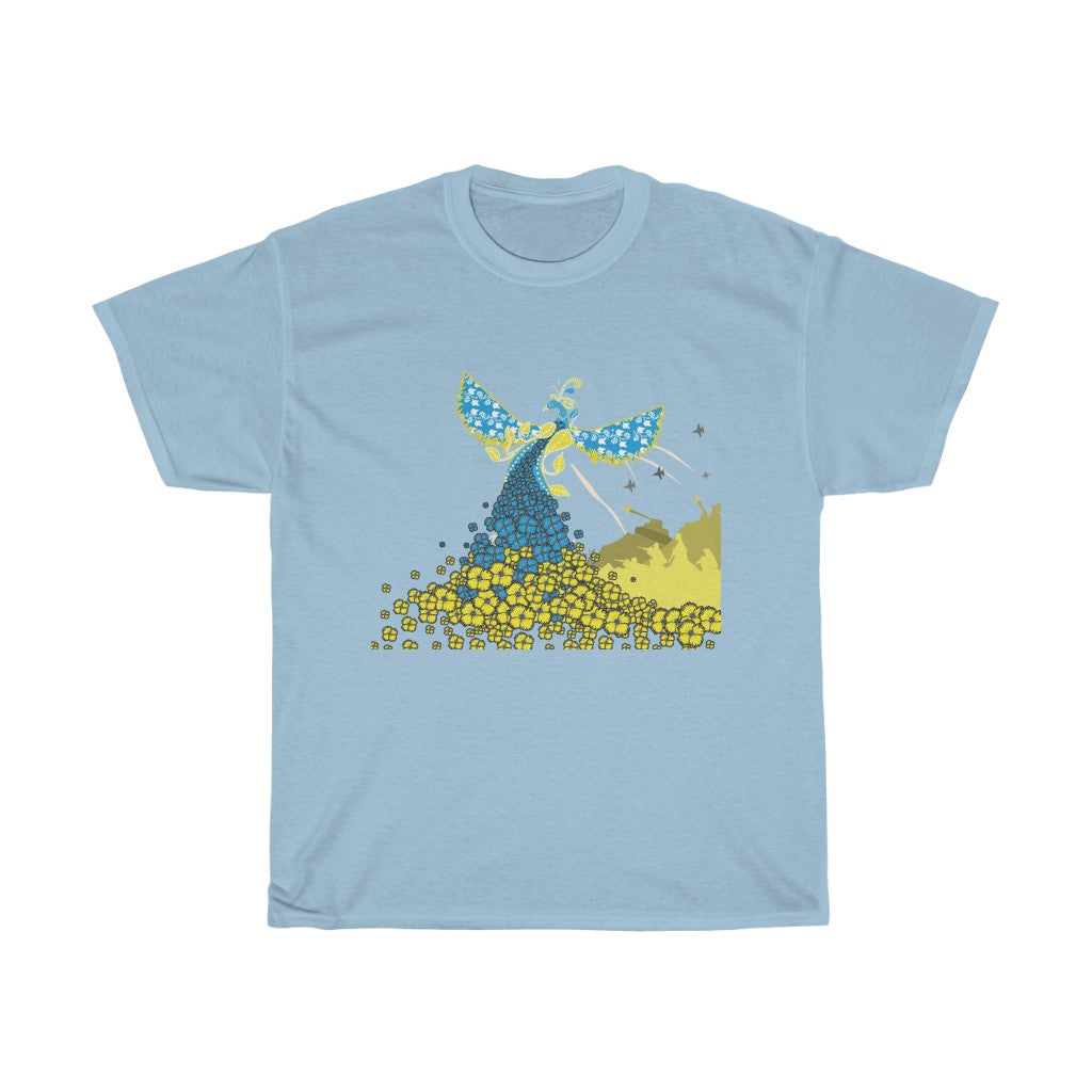 UA Peace by Anastasiia Dodul Unisex Cotton T-Shirt