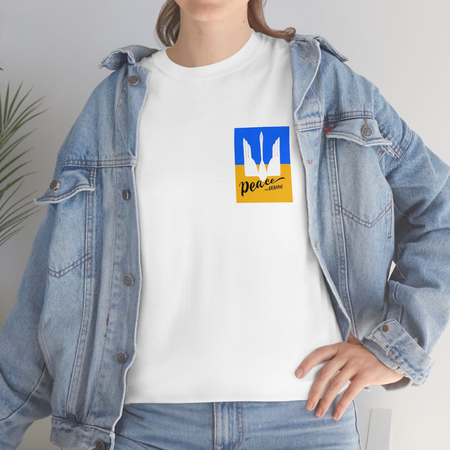 Peace by Kate Jacuszek Unisex Cotton T-Shirt