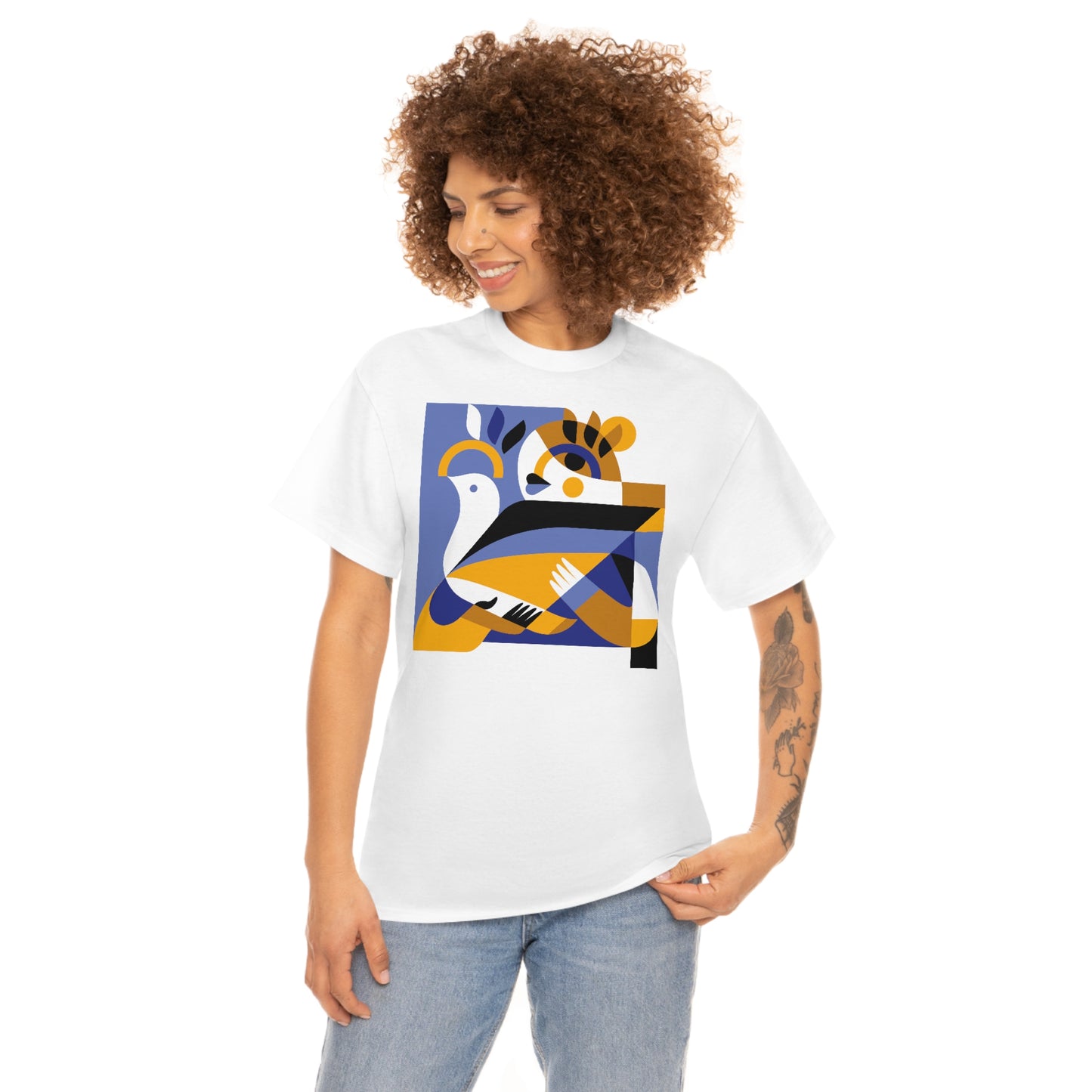 Peace Please Ukraine by Pola Lisowicz Unisex Cotton T-Shirt