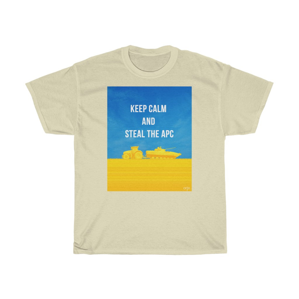 KeepCalm by Danylo Yehorov Unisex Cotton T-Shirt