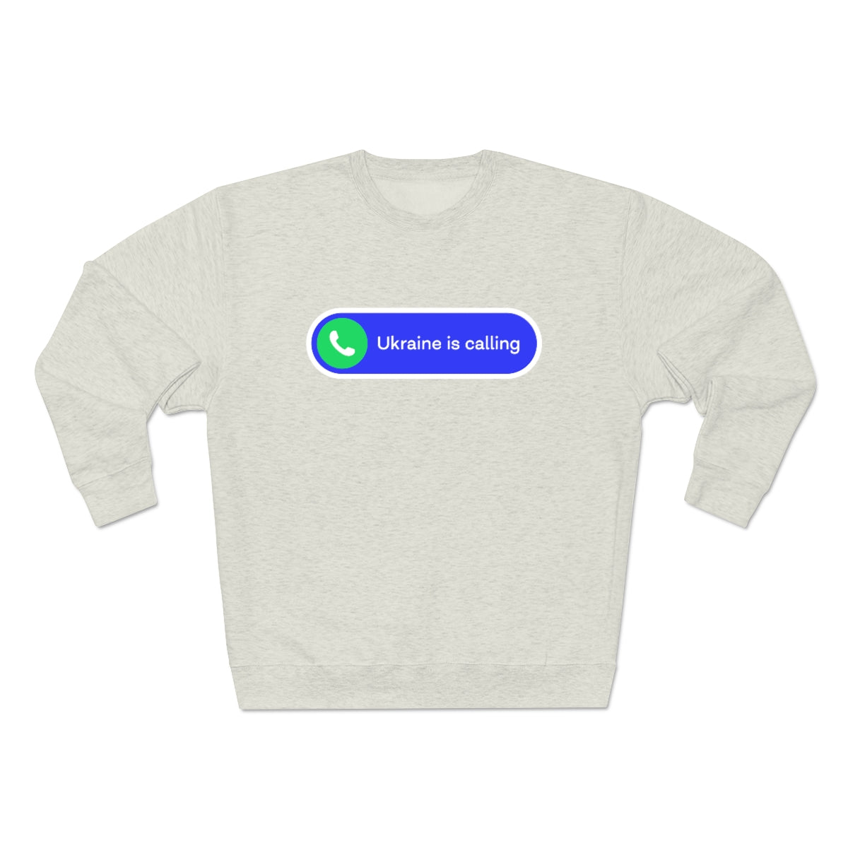 Ukraine Is Calling - Unisex Premium Crewneck Sweatshirt