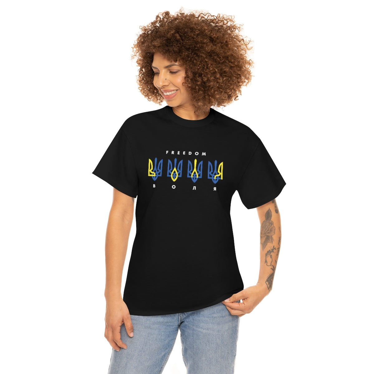 Freedom by Mykola Matviichuk Unisex Cotton T-Shirt