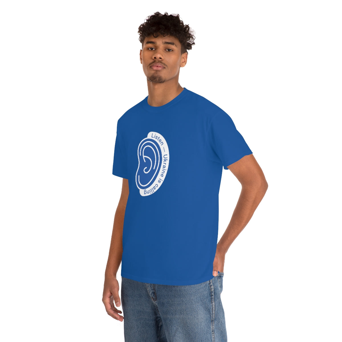 Hören Sie den Anruf der Ukraine - Unisex-T-Shirt