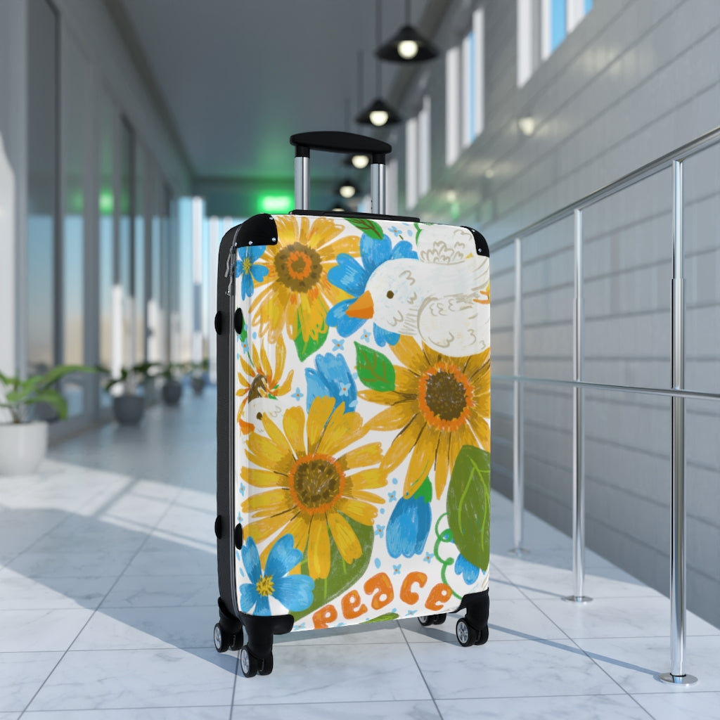 Peace For Ukraine by Jolly Dragons Suitcase