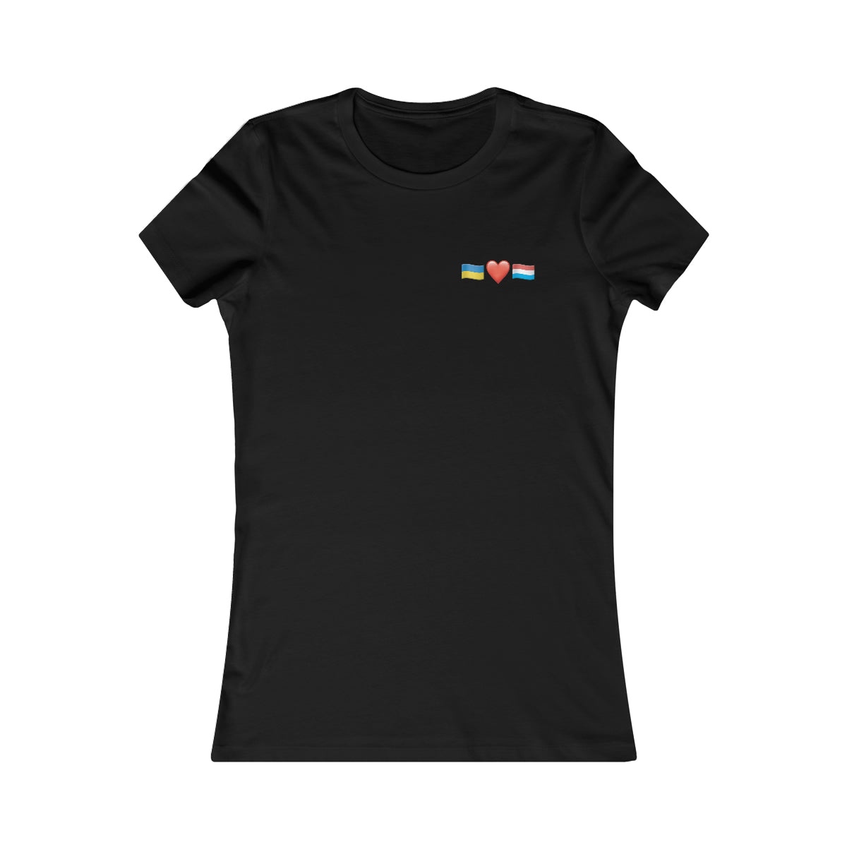 Luxembourg's Support Minimalistic - Women's Favorite Tee