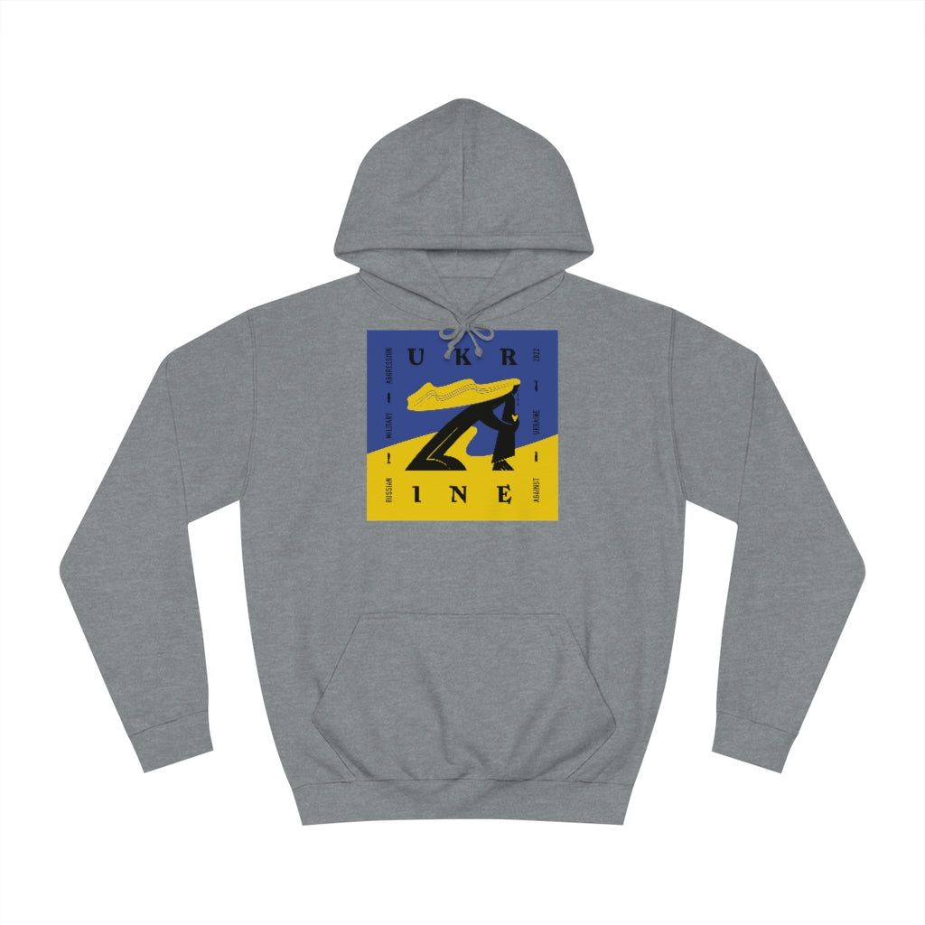 Ukraine Freedom by Ivan Shkoropad Unisex College Hoodie