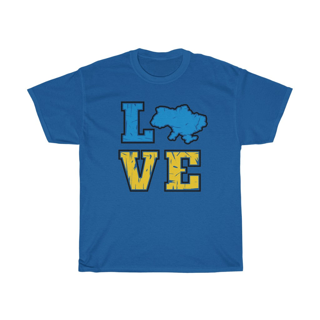 Peace In Ukraine Unisex Cotton T-Shirt