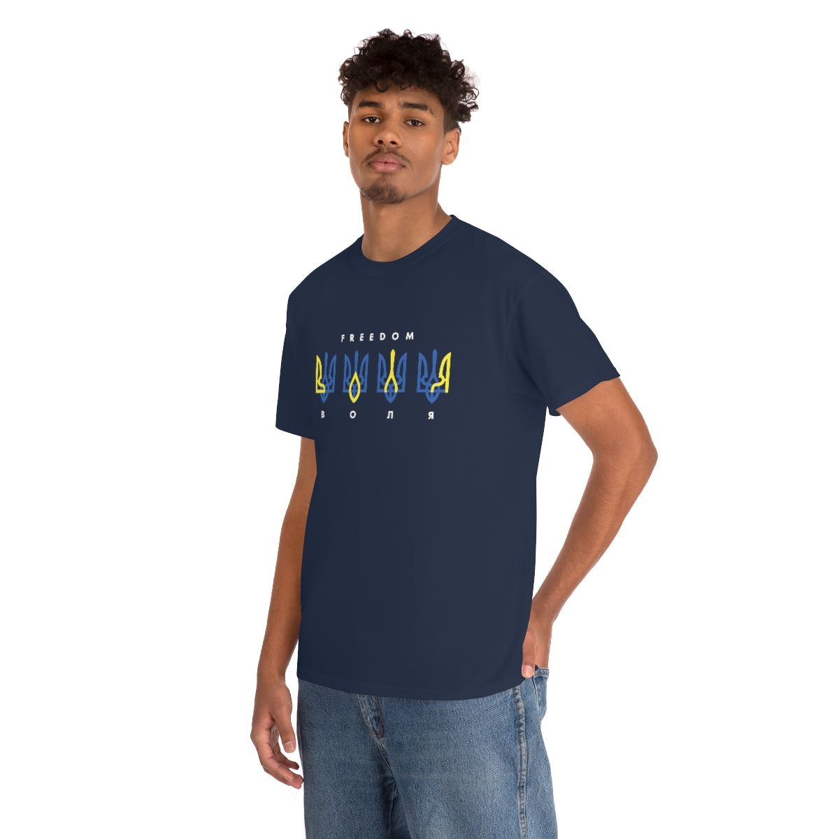 Freedom by Mykola Matviichuk Unisex Cotton T-Shirt