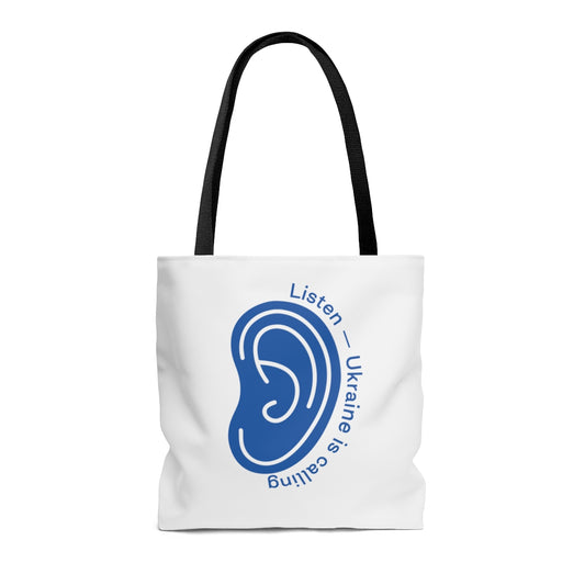 Listen To Ukraine's Call - Tote Bag
