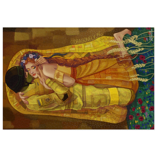 The Kiss by Solomia Kovalchuk Jigsaw Puzzle