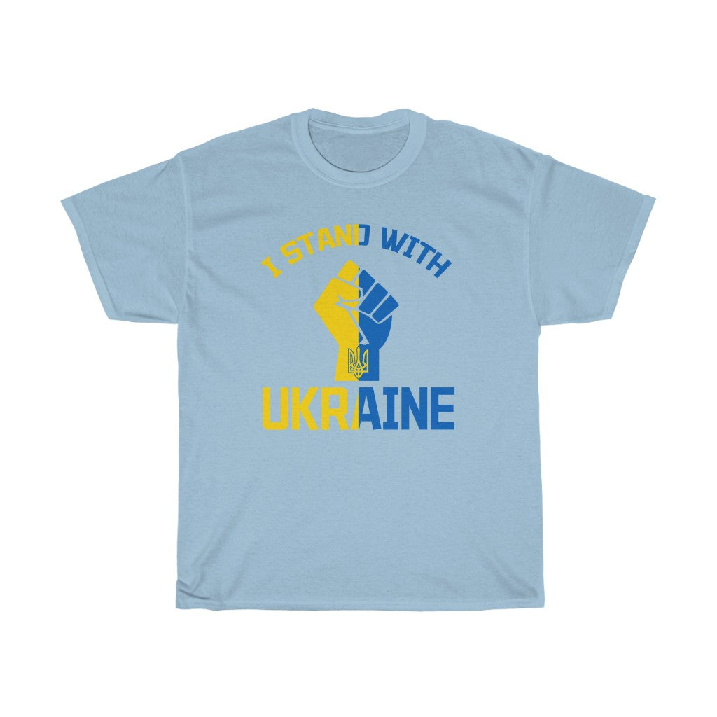 I Stand With Ukraine Unisex Cotton T-Shirt