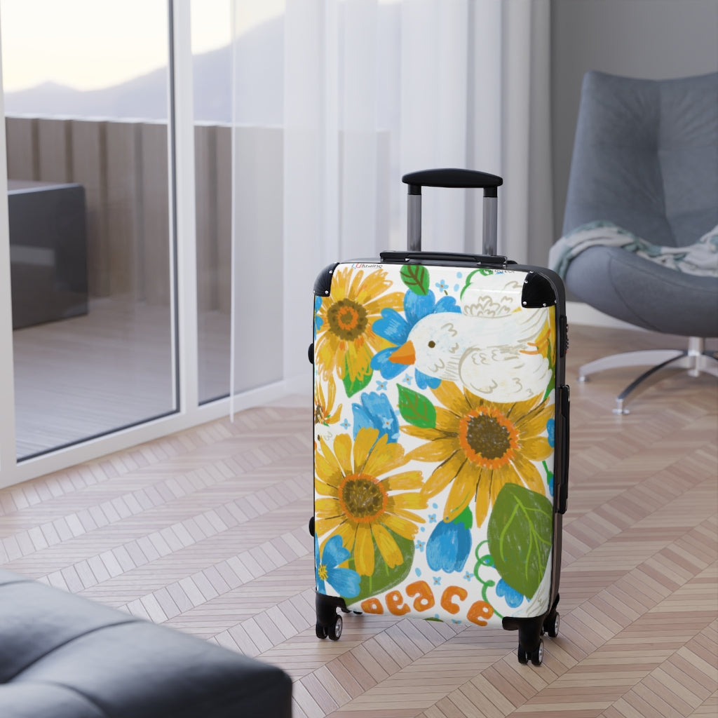 Peace For Ukraine by Jolly Dragons Suitcase