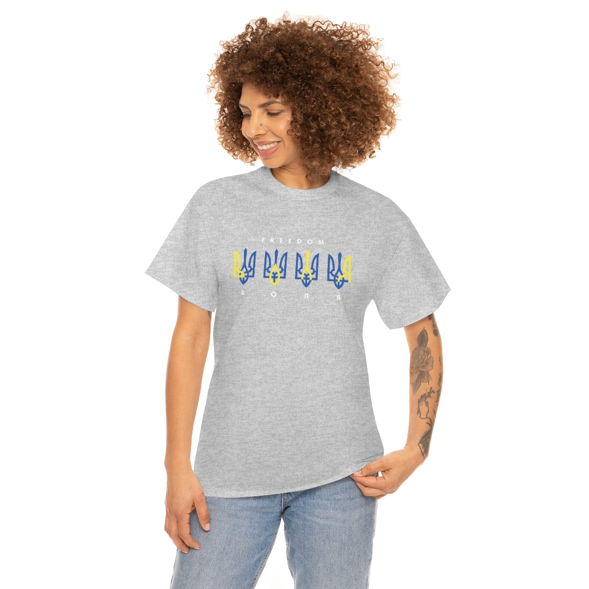 Freedom by Mykola Matviichuk Unisex Cotton T-Shirt