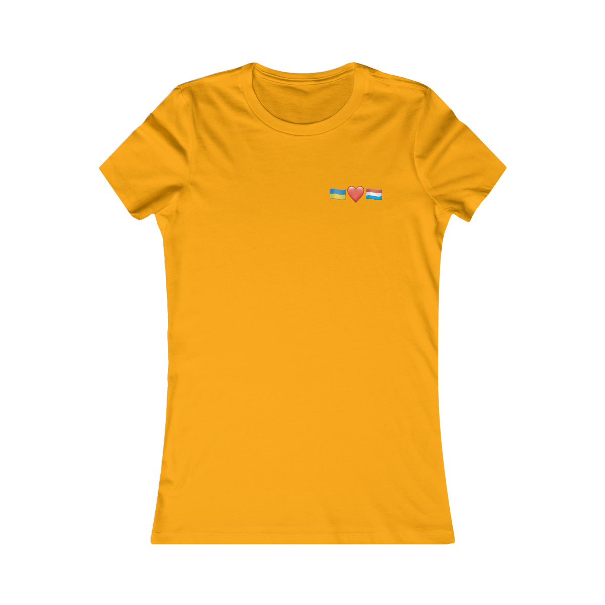 Luxembourg's Support Minimalistic - Women's Favorite Tee