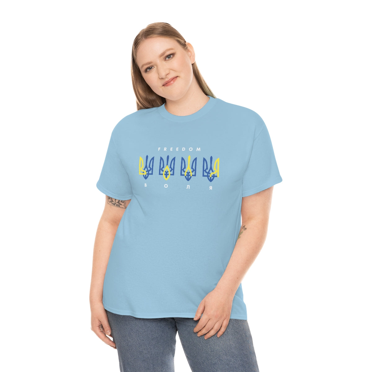 Freedom by Mykola Matviichuk Unisex Cotton T-Shirt