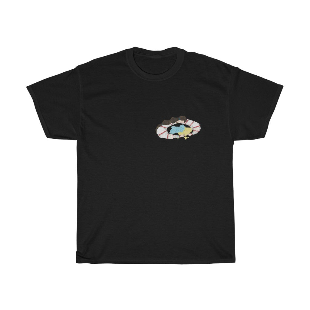 Ukraine by Anastasiia Dodul Unisex Cotton T-Shirt. Ukraine _ Anastasiia Dodul @anastasiiaart22