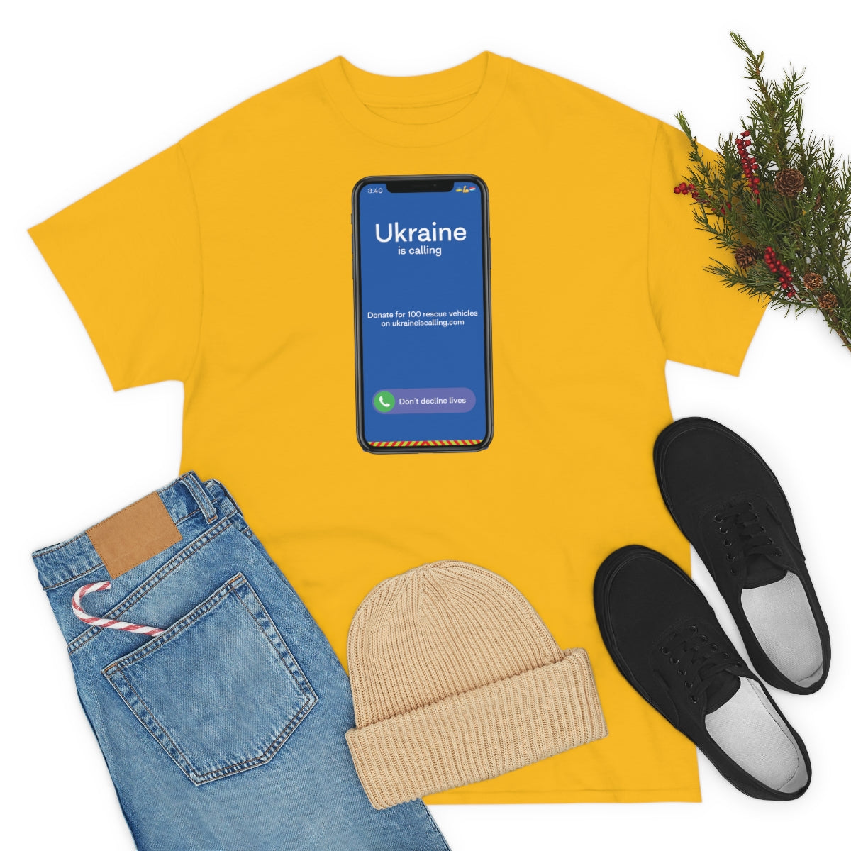 Ukraine Is Calling Screenshot - Unisex Tshirt