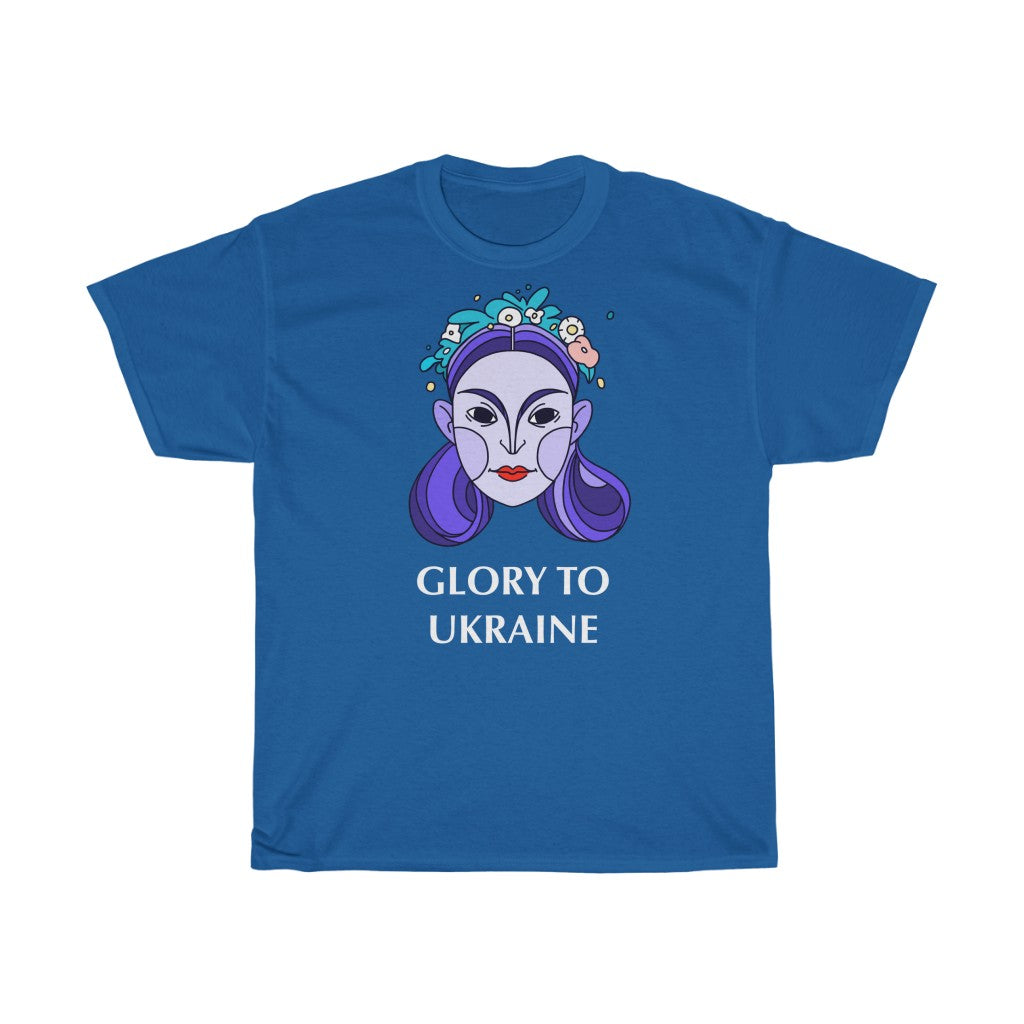 Glory to Ukraine by Oksana Fedko Unisex Cotton T-Shirt