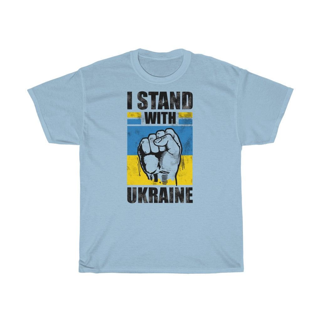 I Stand With Ukraine Unisex Cotton T-Shirt