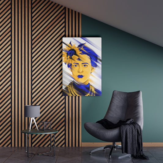 Proud Ukraine Satin Canvas