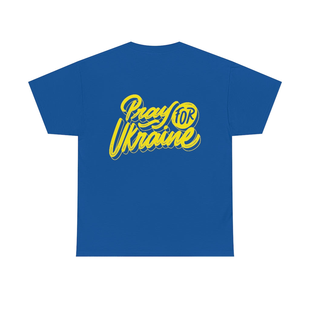 Pray For Ukraine Unisex Cotton T-Shirt