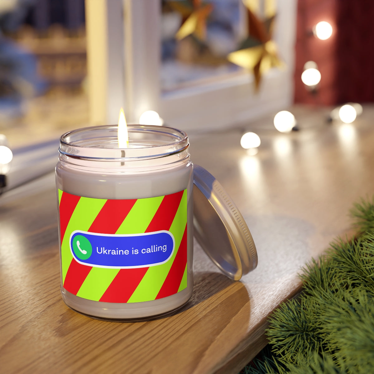 Ukraine's Calling - 100% Ecological Soy Wax Scented Candle (lasts 50-60h)