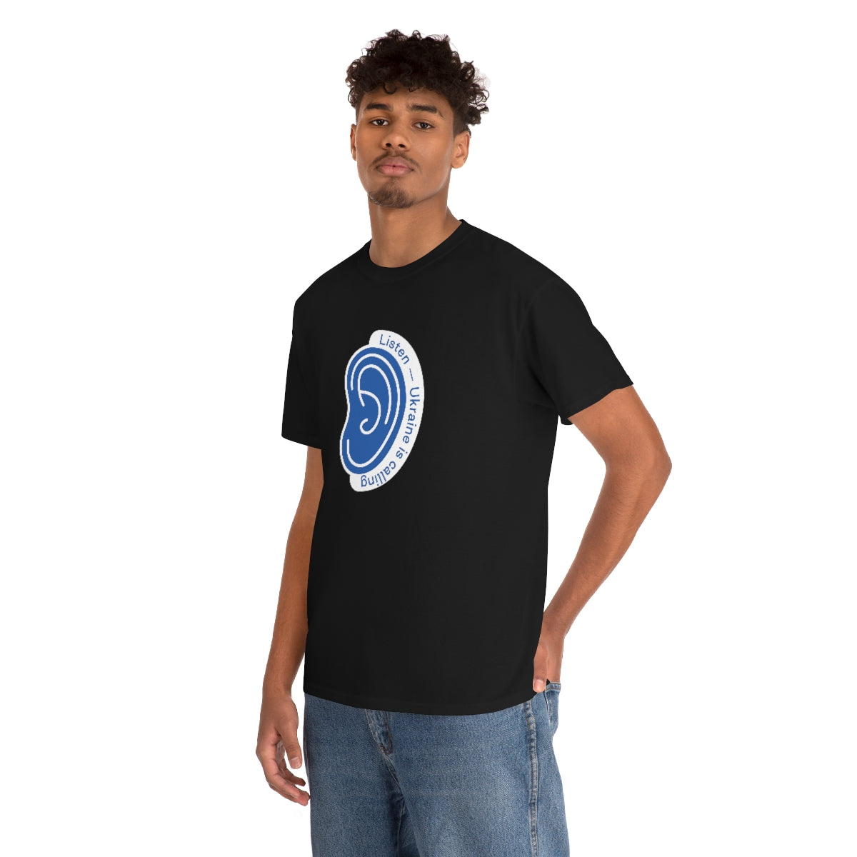 Hören Sie den Anruf der Ukraine - Unisex-T-Shirt