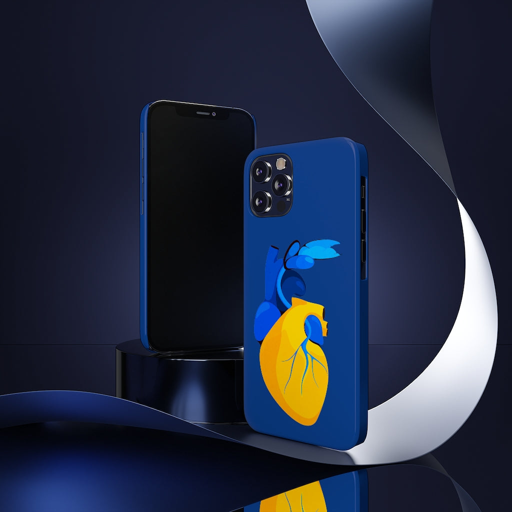 Ukraine Heart Slim Phone Case