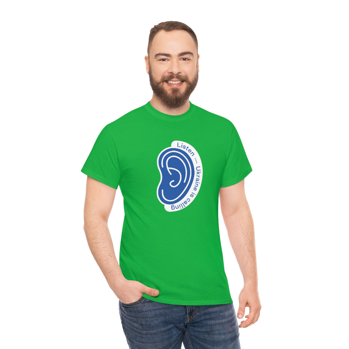 Hören Sie den Anruf der Ukraine - Unisex-T-Shirt