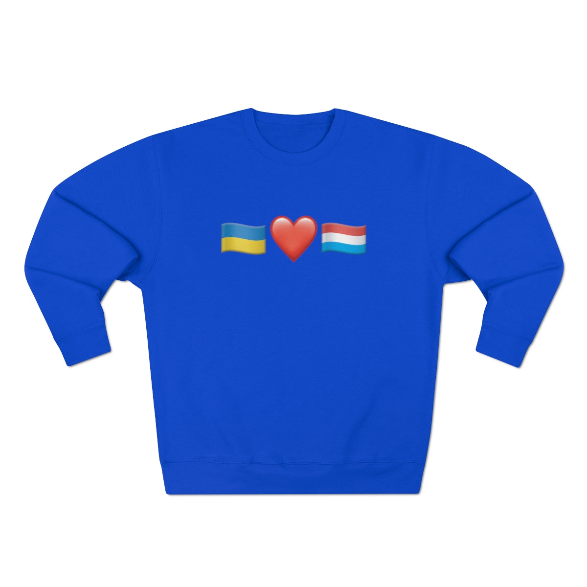 Luxembourg's Support - Unisex Premium Crewneck Sweatshirt