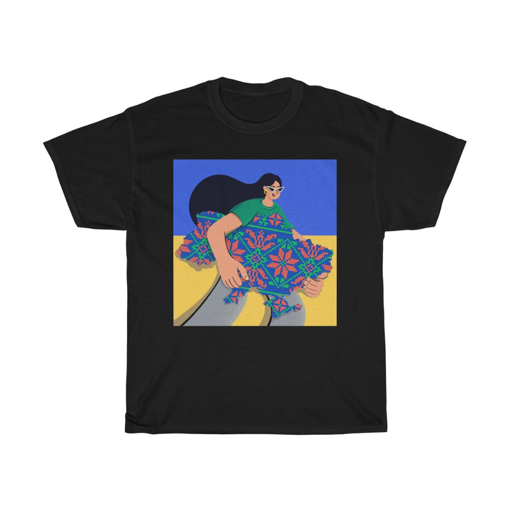 Ukraine by Polina Unisex Cotton T-Shirt