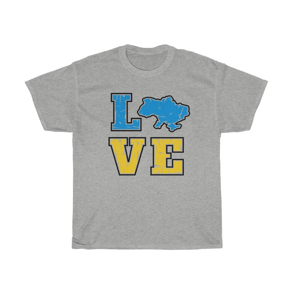 Peace In Ukraine Unisex Cotton T-Shirt