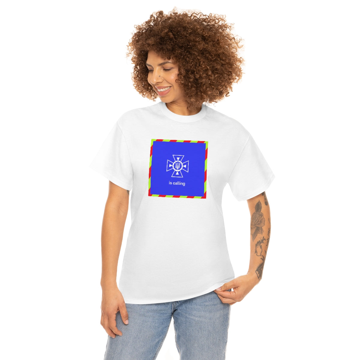 Ukraine's Calling, Square - Doublesided Unisex Tshirt