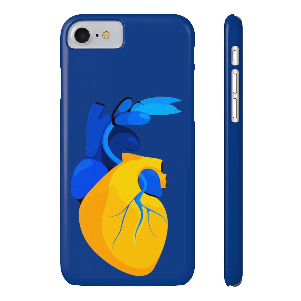 Ukraine Heart Slim Phone Case