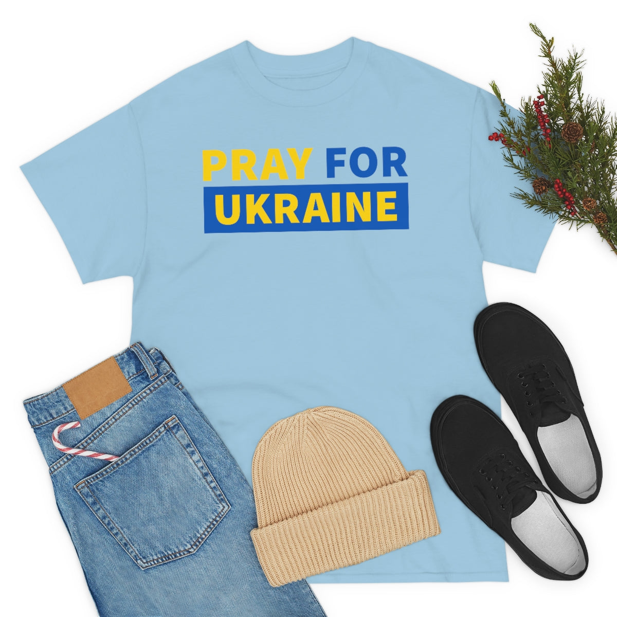 I Believe In Ukraine Unisex Cotton T-Shirt