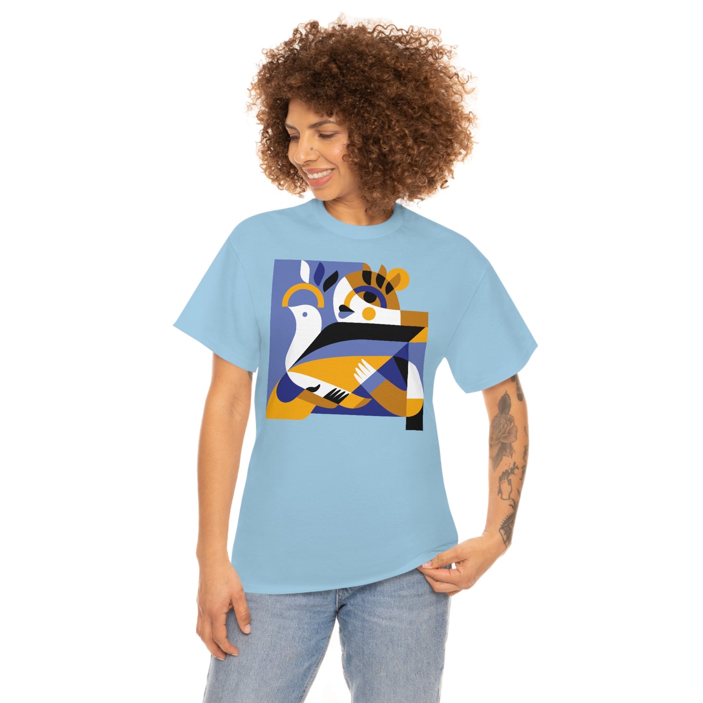 Peace Please Ukraine by Pola Lisowicz Unisex Cotton T-Shirt
