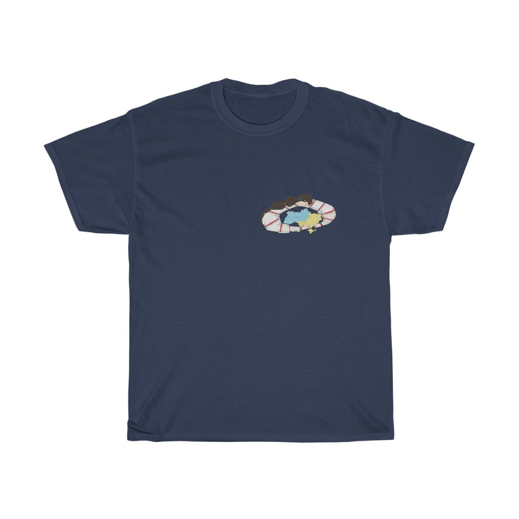 Ukraine by Anastasiia Dodul Unisex Cotton T-Shirt. Ukraine _ Anastasiia Dodul @anastasiiaart22