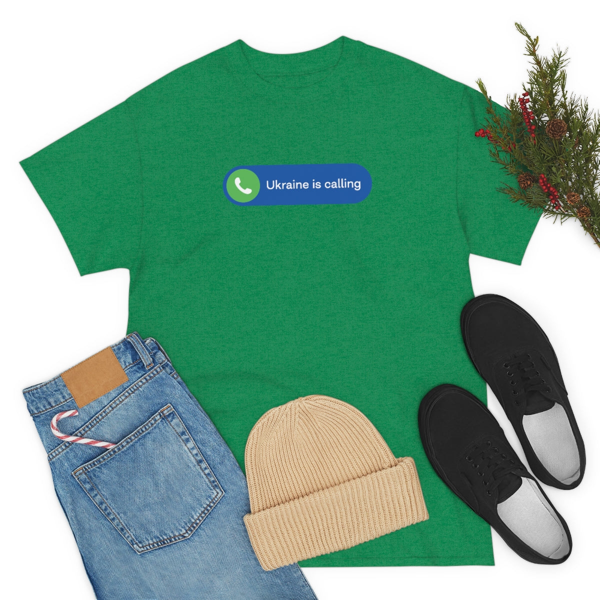 Die Ukraine ruft - Unisex-T-Shirt