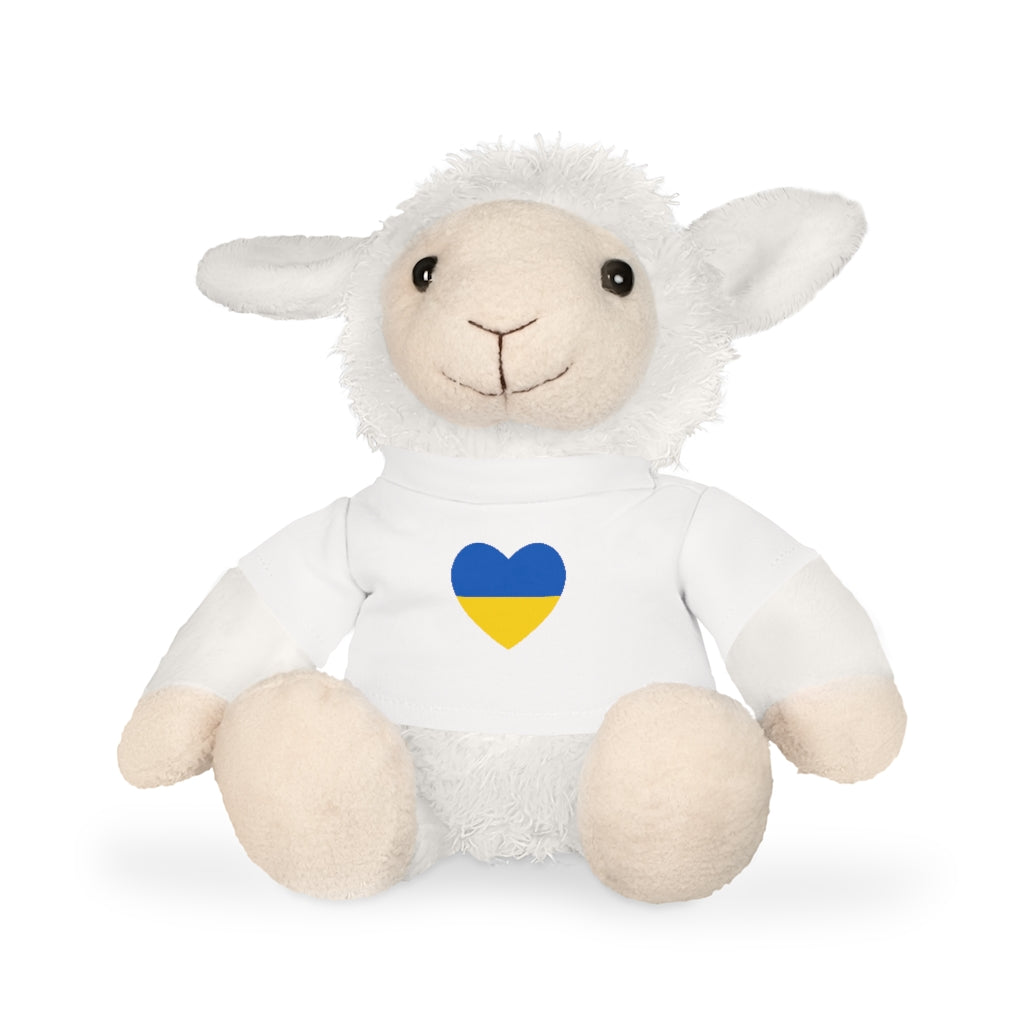 Plush Toy with Heart T-Shirt