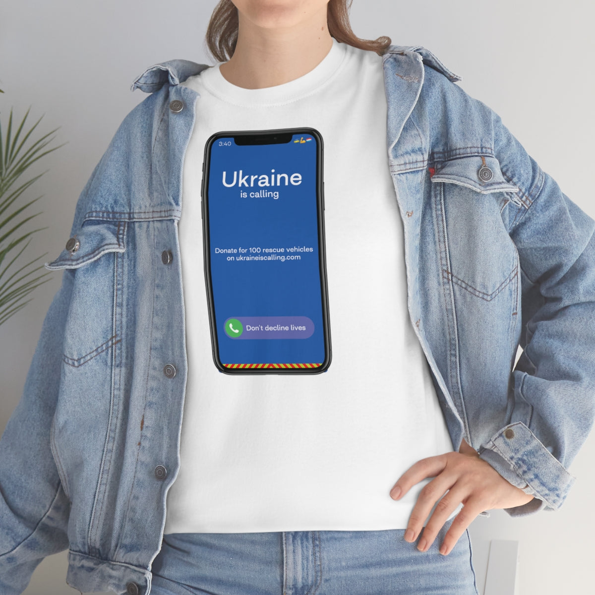 Ukraine Is Calling Screenshot - Unisex Tshirt