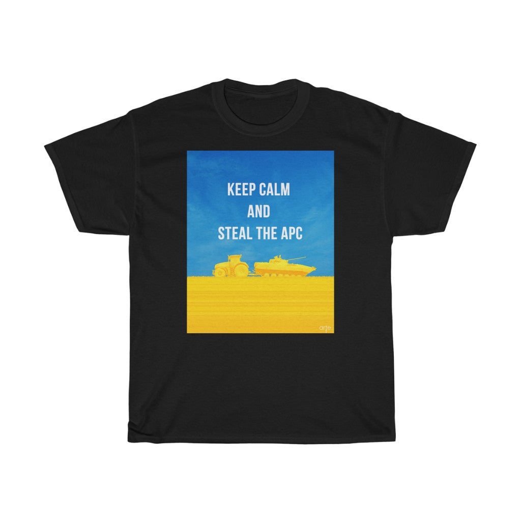 KeepCalm by Danylo Yehorov Unisex Cotton T-Shirt