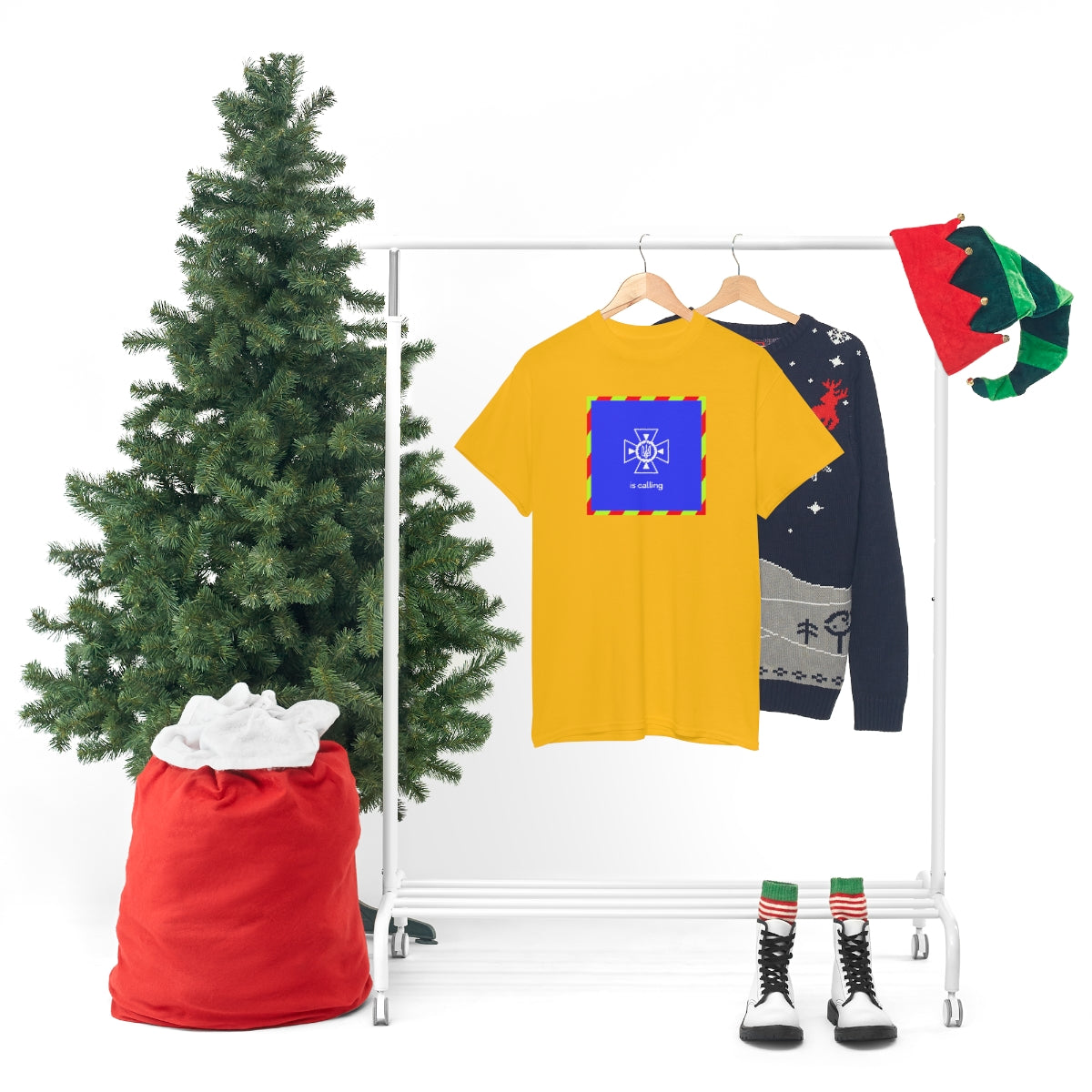 Ukraine's Calling, Square - Doublesided Unisex Tshirt